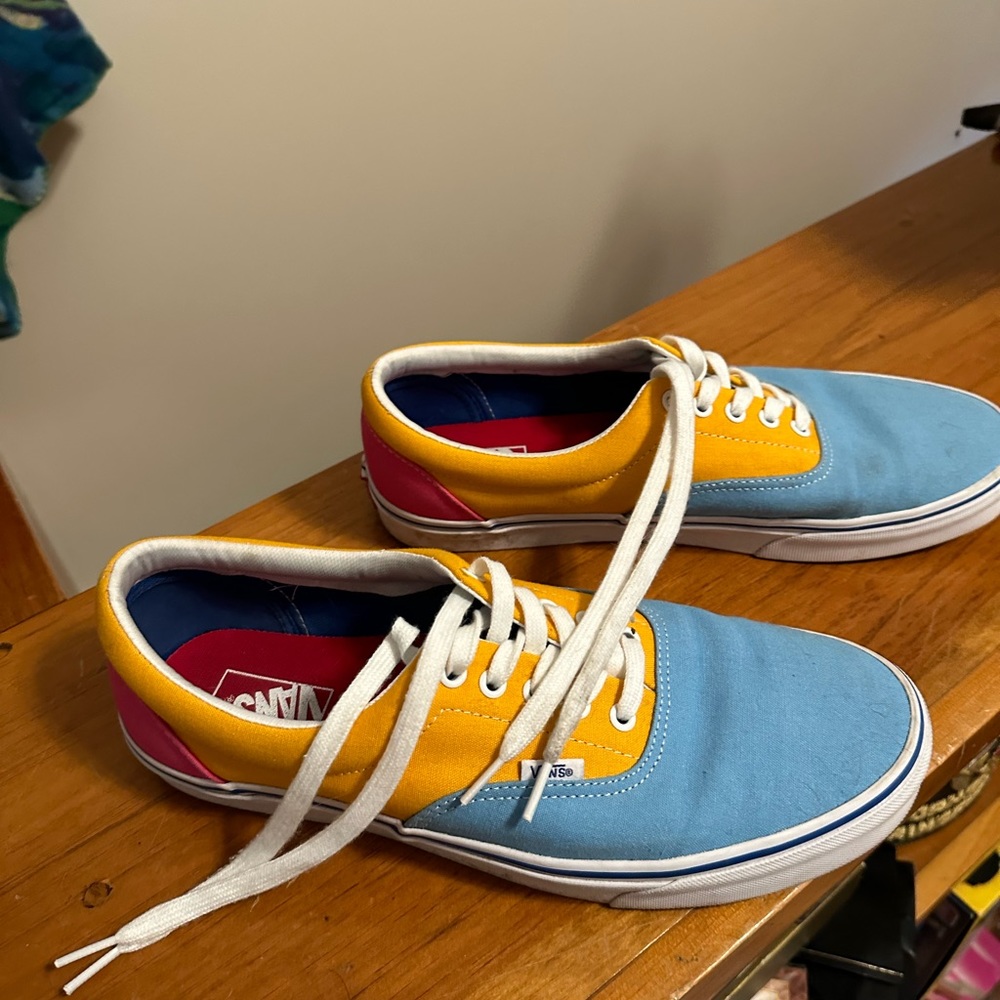 Colorful vans sneakers